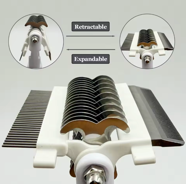The Shedding Sorcerer 🪄🐾✨ – 3-in-1 Pet Deshedding Brush with Stainless Steel Teeth. Tames Loose Fur on Cats & Dogs 🐱🐶