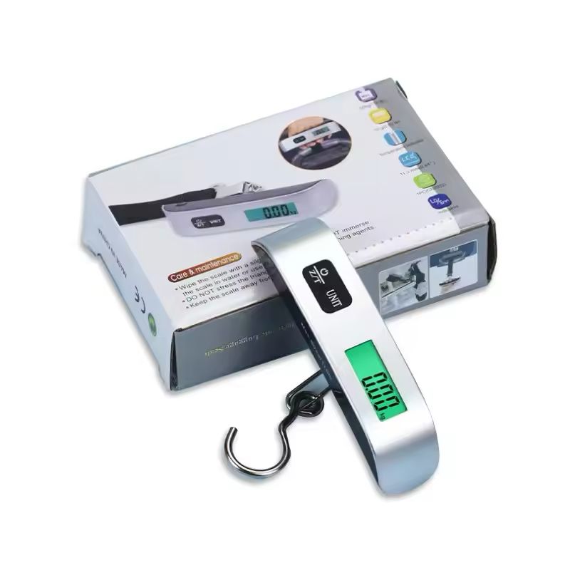 50kg Digital Luggage Scale – Portable Backlit LCD for Suitcases & Bags