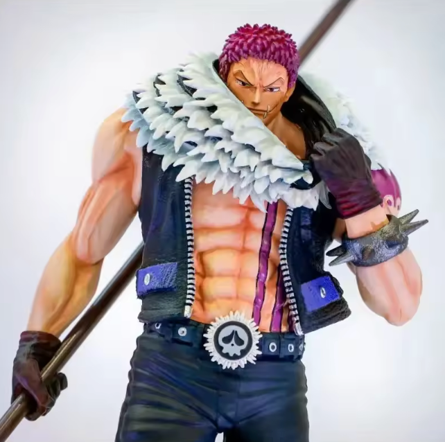 The Sweet Commander's Verdict 🍡👁️✨ – 44cm Charlotte Katakuri GK Statue. Premium Anime Collectible & Desktop Display. The Man Who Saw the Future 🏴‍☠️💫