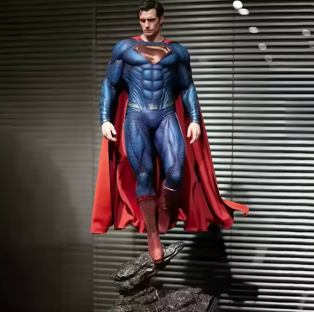 The Man of Steel Monument 🦸‍♂️🔵✨ – 50cm Superman GK Resin Statue. Handmade Premium Collectible Model. The Last Son of Krypton, Cast in Resin 🌍💫