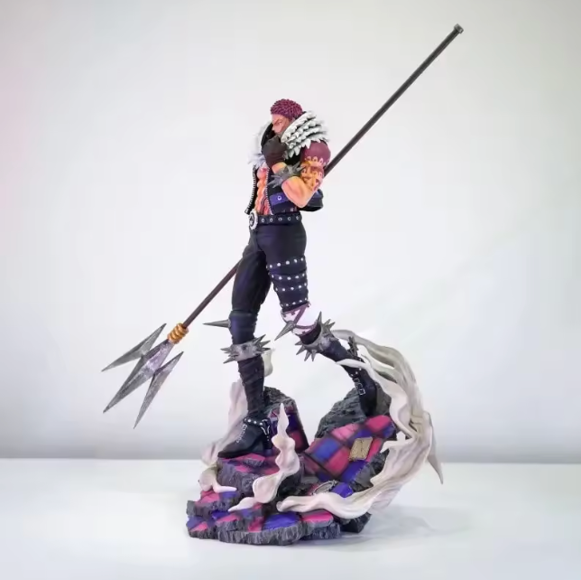 The Sweet Commander's Verdict 🍡👁️✨ – 44cm Charlotte Katakuri GK Statue. Premium Anime Collectible & Desktop Display. The Man Who Saw the Future 🏴‍☠️💫