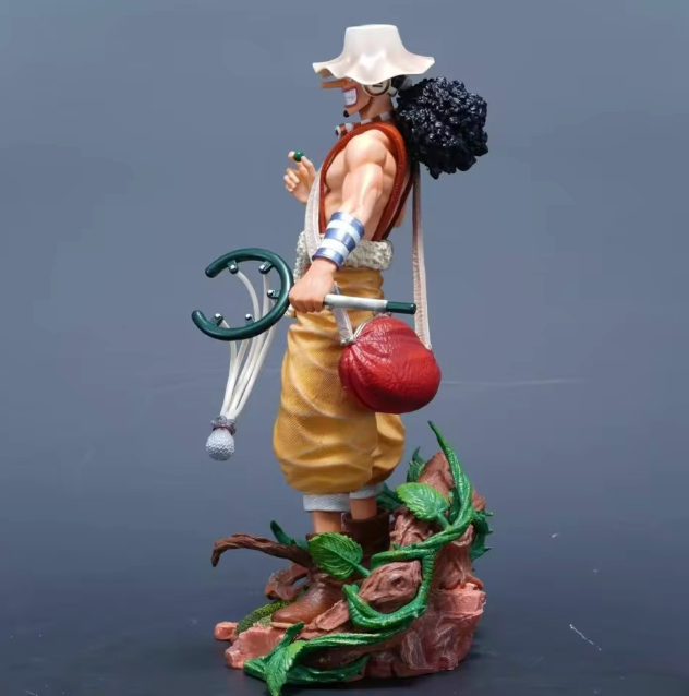 The Brave Warrior of the Sea 🎯🌿✨ – 25cm Usopp Anime Figure. Detailed PVC Statue & Collectible Model. The Sniper King Takes His Shot 🏴‍☠️💫