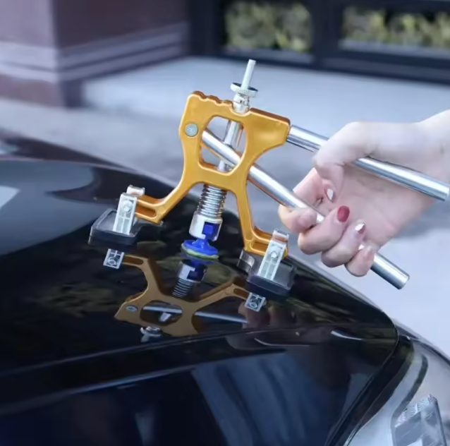 The Dent Eraser 🚗✨🔧 – Adjustable Car Dent Puller & Remover Kit. Paintless Suction Cup Repair Tools for Auto Body. Smooth It Out Without a Body Shop 🛠️💫