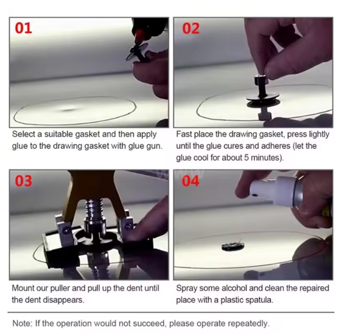 The Dent Eraser 🚗✨🔧 – Adjustable Car Dent Puller & Remover Kit. Paintless Suction Cup Repair Tools for Auto Body. Smooth It Out Without a Body Shop 🛠️💫