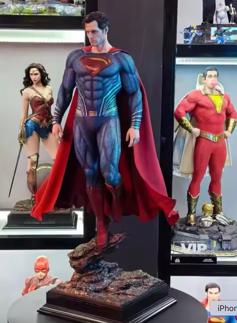 The Man of Steel Monument 🦸‍♂️🔵✨ – 50cm Superman GK Resin Statue. Handmade Premium Collectible Model. The Last Son of Krypton, Cast in Resin 🌍💫