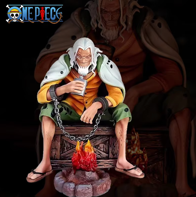 The Dark King's Legacy 👑🥈✨ – 15cm Silvers Rayleigh Anime Figure. PVC Statue & Collectible Model. The Right Hand of the Pirate King 🏴‍☠️⚔️