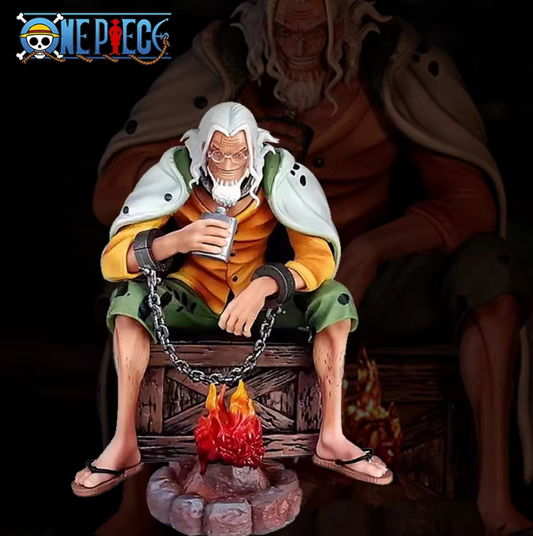 The Dark King's Legacy 👑🥈✨ – 15cm Silvers Rayleigh Anime Figure. PVC Statue & Collectible Model. The Right Hand of the Pirate King 🏴‍☠️⚔️