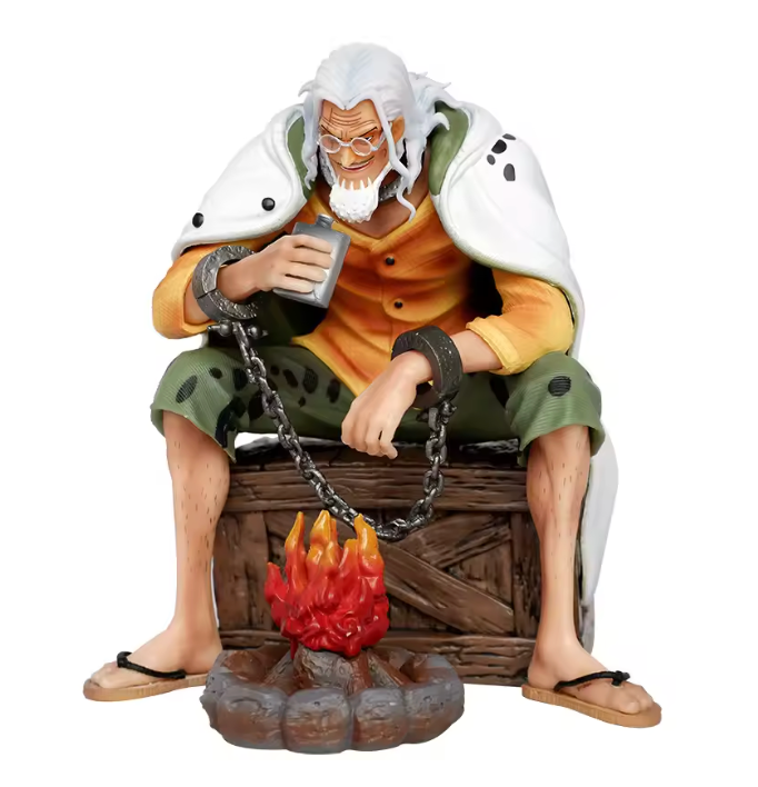 The Dark King's Legacy 👑🥈✨ – 15cm Silvers Rayleigh Anime Figure. PVC Statue & Collectible Model. The Right Hand of the Pirate King 🏴‍☠️⚔️