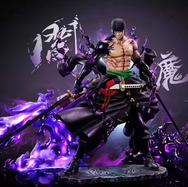 The Skybound Swordsman ⚔️🟢✨ – 25cm Roronoa Zoro Anime Figure. Sky Painting Edition PVC Statue & Collectible Model. The Pirate Hunter in Full Flight 🏴‍☠️☁️