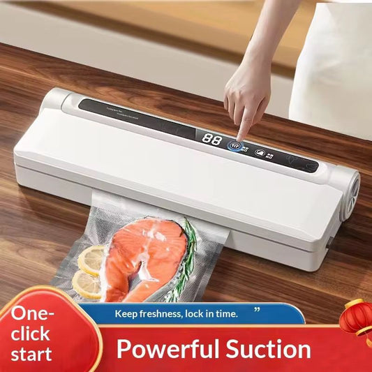 Keep food fresh up to 5x longer - with quiet, powerful vacuum sealing.