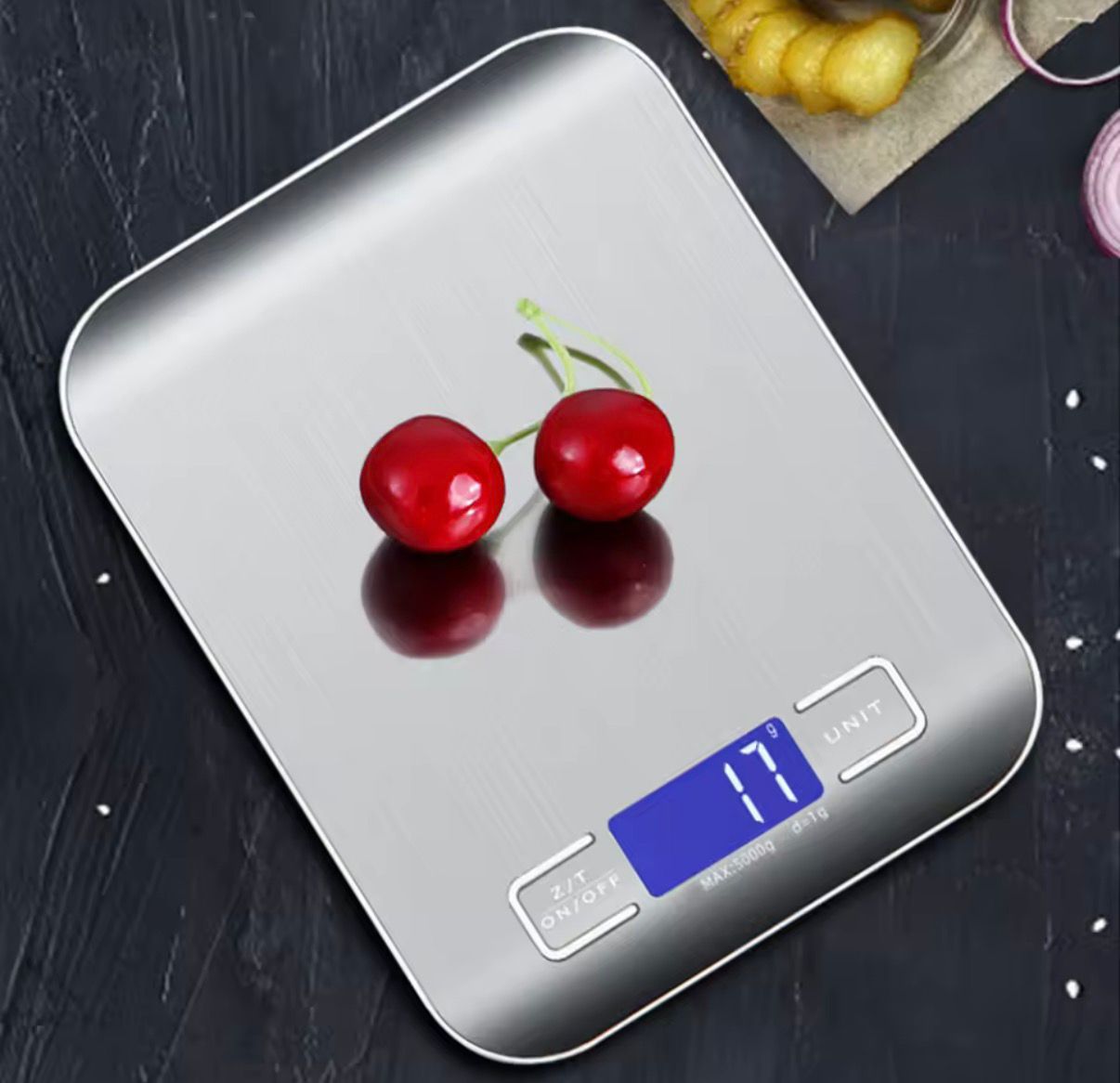 High Precision Portable Digital Kitchen Scale-LCD Display, 5kg/1g for Baking & Coffee