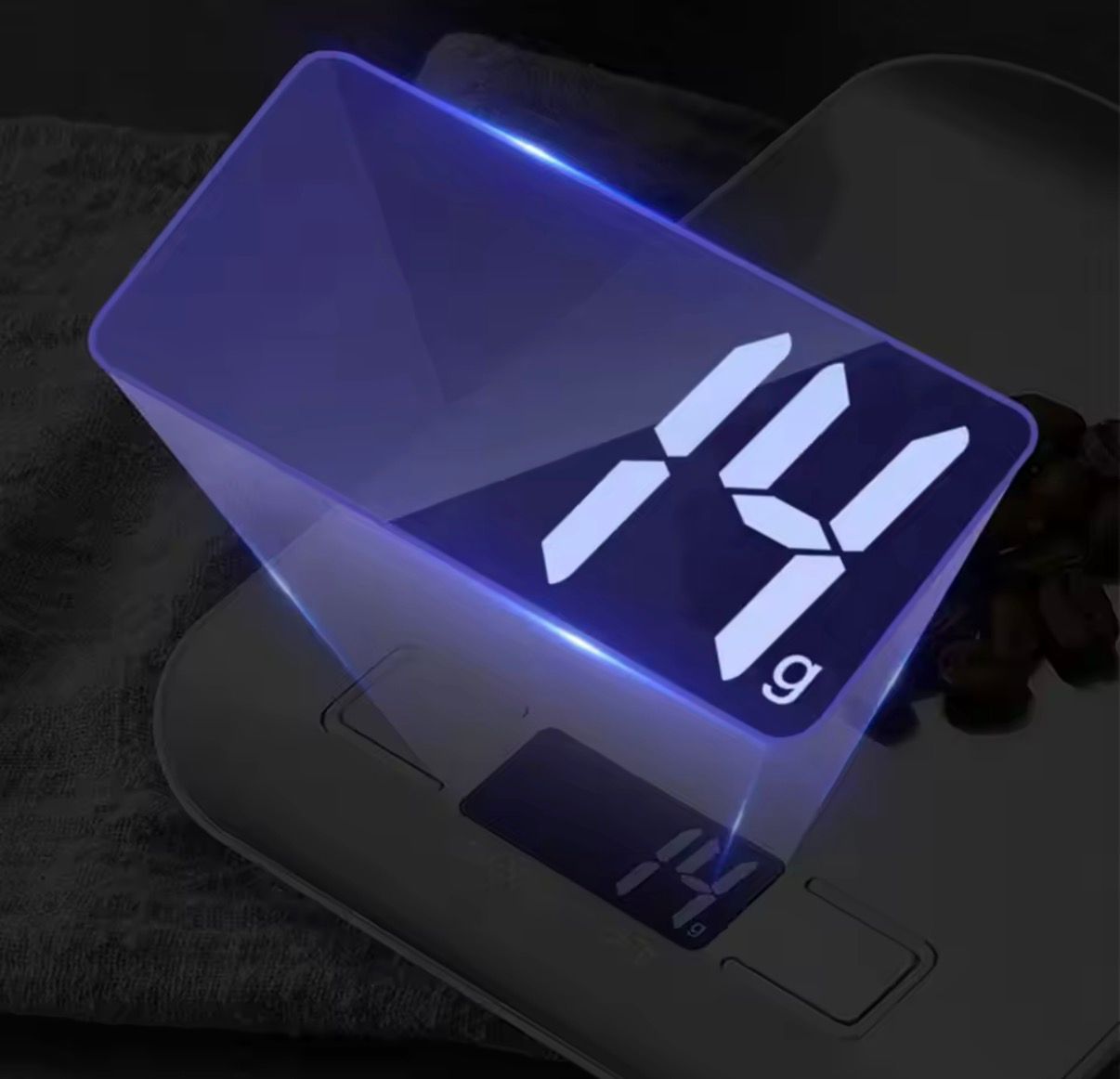 High Precision Portable Digital Kitchen Scale-LCD Display, 5kg/1g for Baking & Coffee