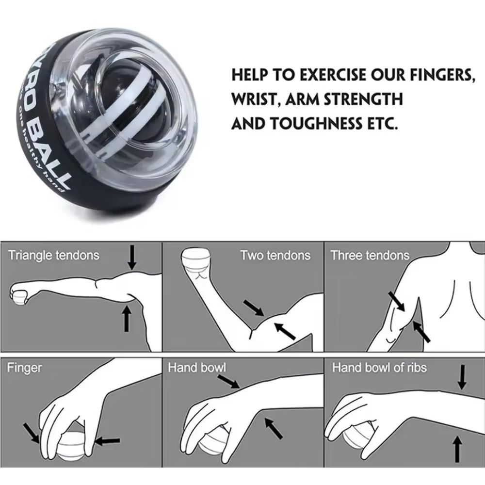 The GyroForce Orb 🔮 – Unleash Steel-Grip Wrist & Forearm Strength 💪✨ Fitness Meets Sorcery