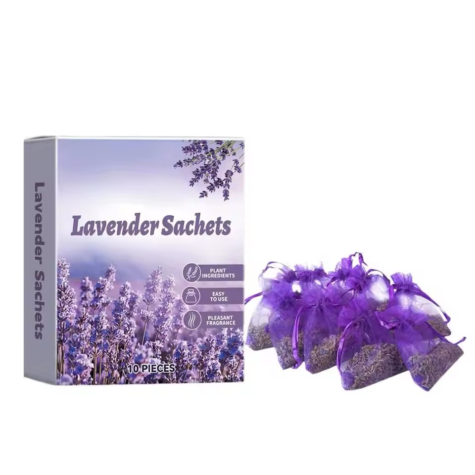 Natural Lavender Sachets (10pk) – Moth-Proof & Fresh Scent for Closets