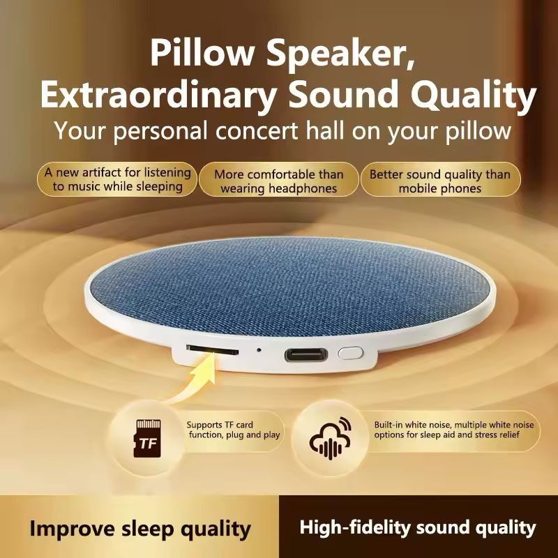 The Silent Lullaby 🦋🎵 – Bluetooth Pillow Speaker. Ultrasonic Sound That Hugs Your Head, Not Your Partner 💤