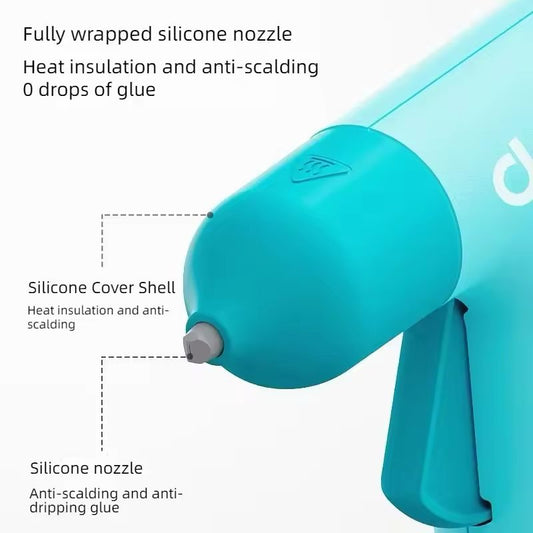 The Adhesive Wand 🪄✨ – 7mm Mini Hot Melt Glue Gun. Transparent Sticks for Home Repair, DIY Crafts & Magic Fixes 🔥🛠️