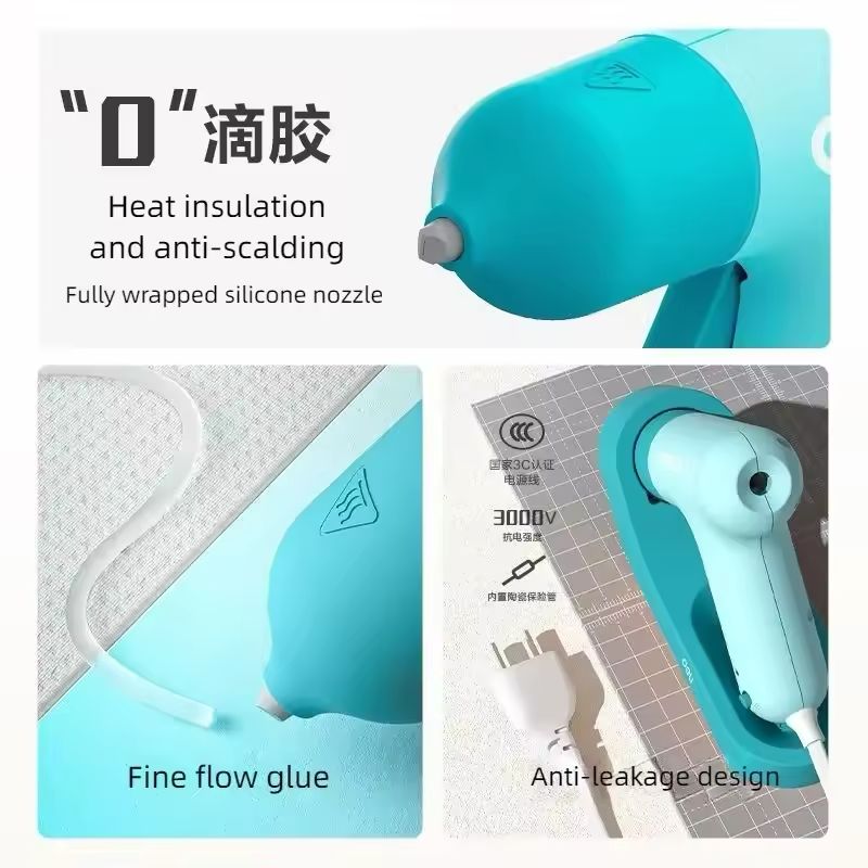 The Adhesive Wand 🪄✨ – 7mm Mini Hot Melt Glue Gun. Transparent Sticks for Home Repair, DIY Crafts & Magic Fixes 🔥🛠️