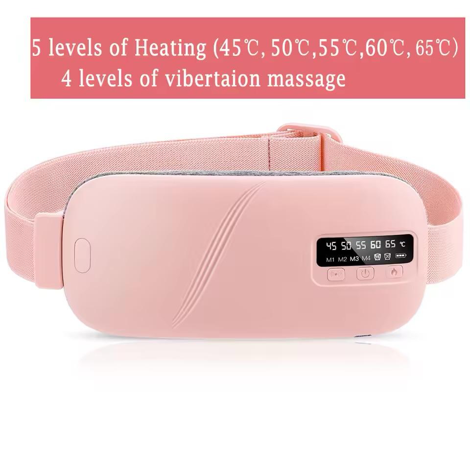 The MoonBelly 🌙✨ – Electric Period Massager + Heating Pad. 5 Levels of Warmth & Vibration. Smart Timer. Winter Warrior for Cramps 🔥💜