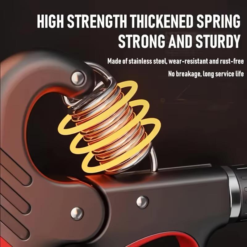 The Iron Grasp 💪⚡ – 5–100kg Adjustable Hand Strengthener. Wrist Expander & Muscle Recovery Tool. For Grip Strength That Bites ✨