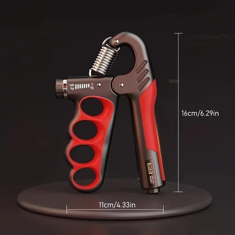 The Iron Grasp 💪⚡ – 5–100kg Adjustable Hand Strengthener. Wrist Expander & Muscle Recovery Tool. For Grip Strength That Bites ✨