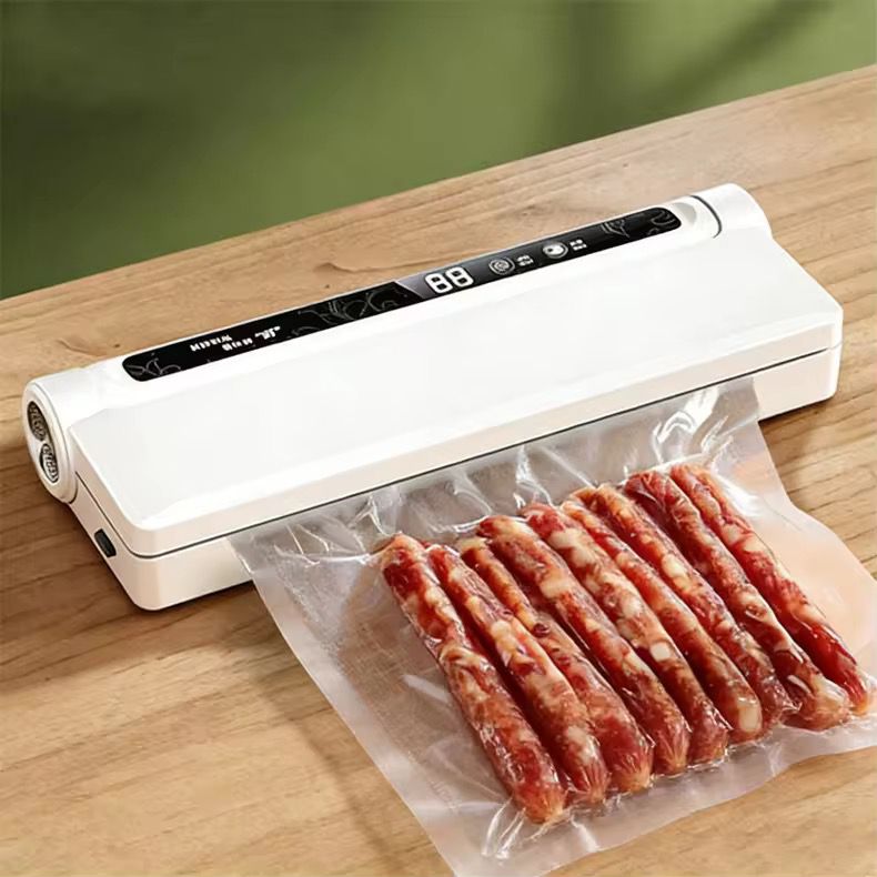 Keep food fresh up to 5x longer - with quiet, powerful vacuum sealing.
