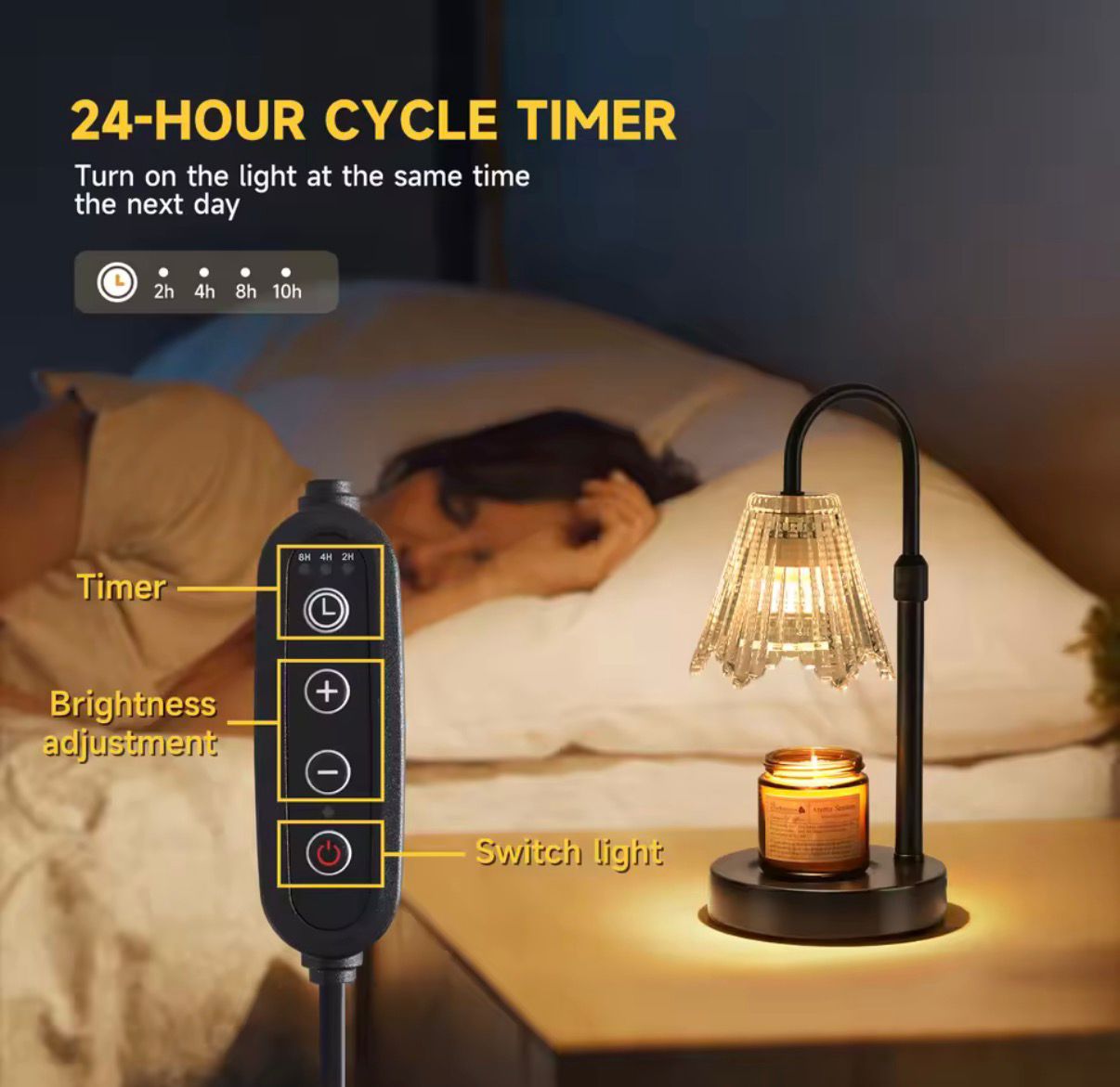 Electric Candle Warmer Lamp-Melt. Smell.Relax. No flame required.