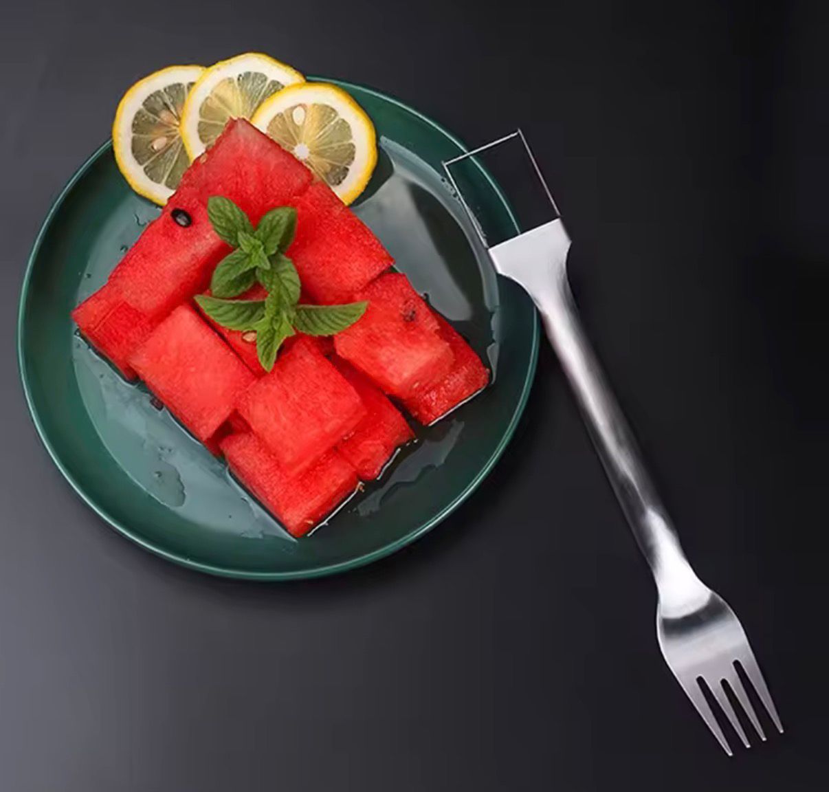 Slice perfect watermelon cubes in seconds