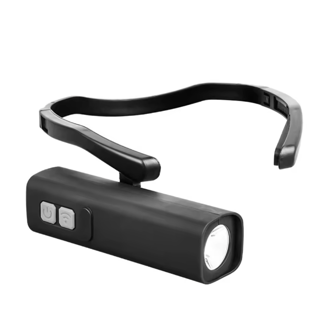 The EarLight Beacon 👂🔦✨ – Rechargeable LED Ear Clip Headlamp. Ultra-Bright, Waterproof & Hands-Free. Light Up Your Run, Ride & Reel 🏃🚴🎣