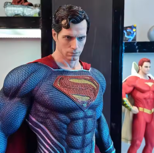 The Man of Steel Monument 🦸‍♂️🔵✨ – 50cm Superman GK Resin Statue. Handmade Premium Collectible Model. The Last Son of Krypton, Cast in Resin 🌍💫