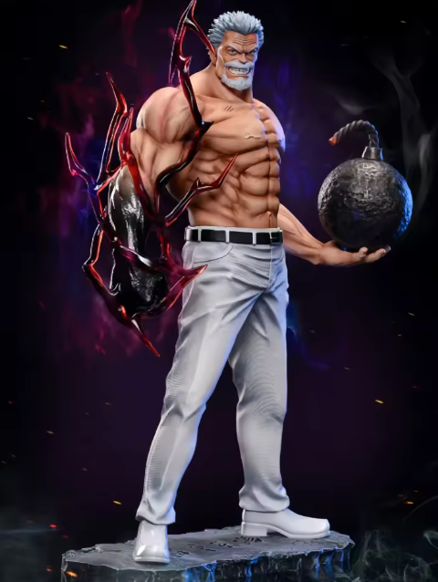The Hero of the Marines 👊⚓✨ – Monkey D. Garp Anime Figure. Standing Posture Series PVC Statue & Collectible Model. The Fist That Trained Legends 🏴‍☠️💪