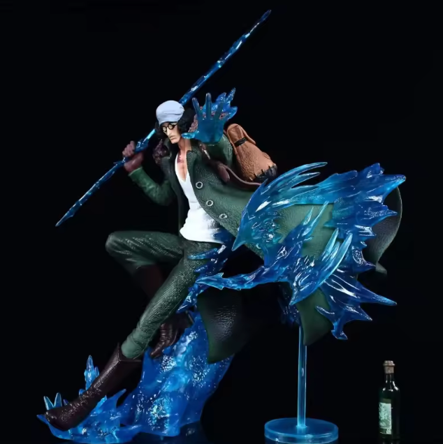 The Frozen Admiral's Verdict ❄️👑✨ – Kuzan (Aokiji) POP MAX Series GK Figure. Double Head Display & Navy Three Admirals Statue. The Ice That Ruled the Sea 🧊🏴‍☠️