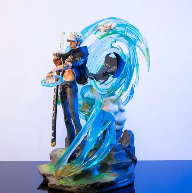 The Surgeon of Death's Glow ⚔️🔵✨ – Trafalgar Law GK Special Edition Luminous Figure. Illusory Glow Sculpture & Collectible Display Piece. The Ope Ope No Mi Awakens 🏴‍☠️💫